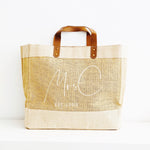 Personalised Jute Tote Bag | Mrs Bag