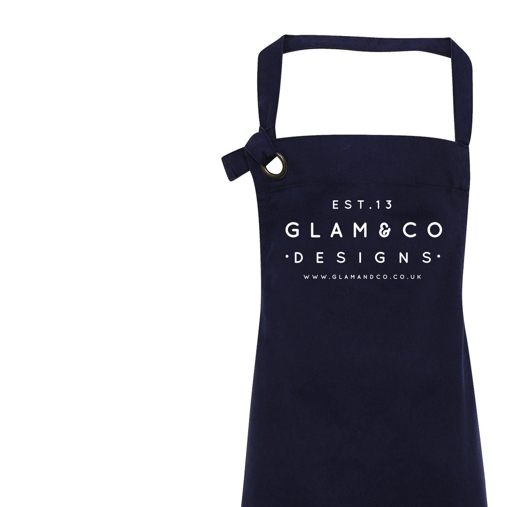 Logo Design Apron | Aprons for Women | Aprons for Men | Logo Apron - Blue Apron