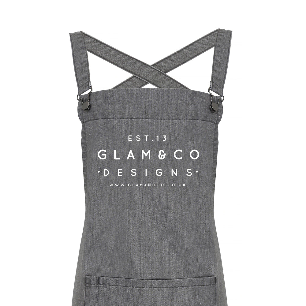 Barista Style Custom Apron | Logo Design Custom Apron - Glam & Co Designs Ltd