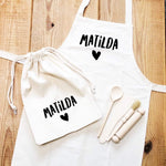 Kids Baking Set | Aprons for Kids | Kids Baking Apron | Personalised Kids Baking Set | Personalised Kids Apron |Aprons for Children